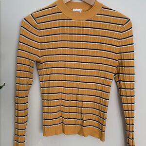 Striped Mustard Sweater Sybilla